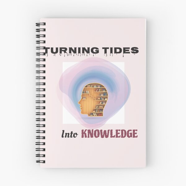 Item preview, Turning Tides into Knowledge - Inspirational Quote Design designed and sold by zeddy-store.