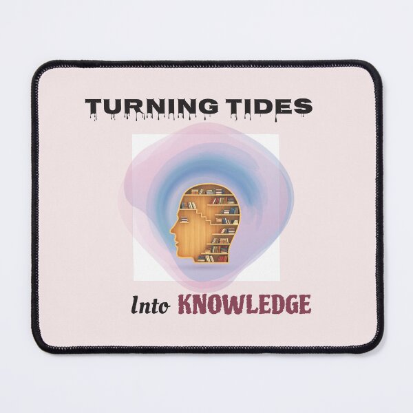 Item preview, Turning Tides into Knowledge - Inspirational Quote Design designed and sold by zeddy-store.