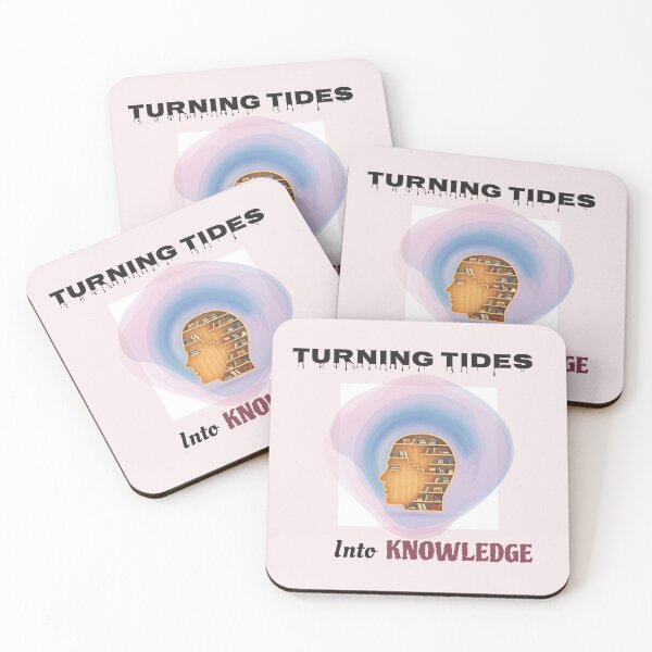 Item preview, Turning Tides into Knowledge - Inspirational Quote Design designed and sold by zeddy-store.