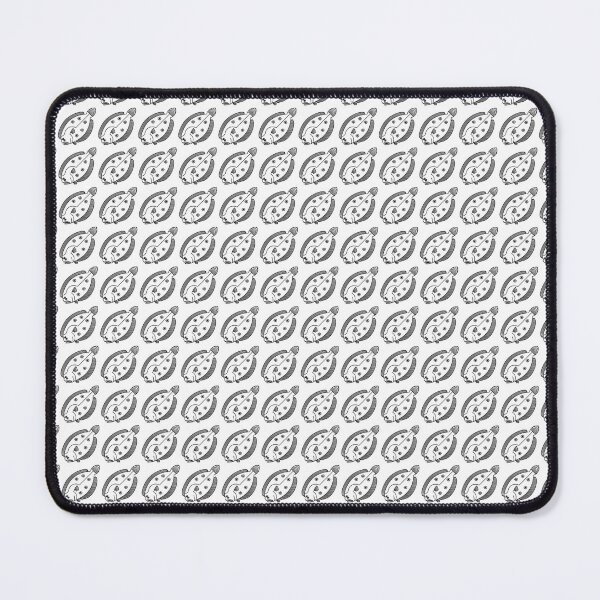 Item preview, Fun Flounder Fish in Black and White designed and sold by fruttidimare.