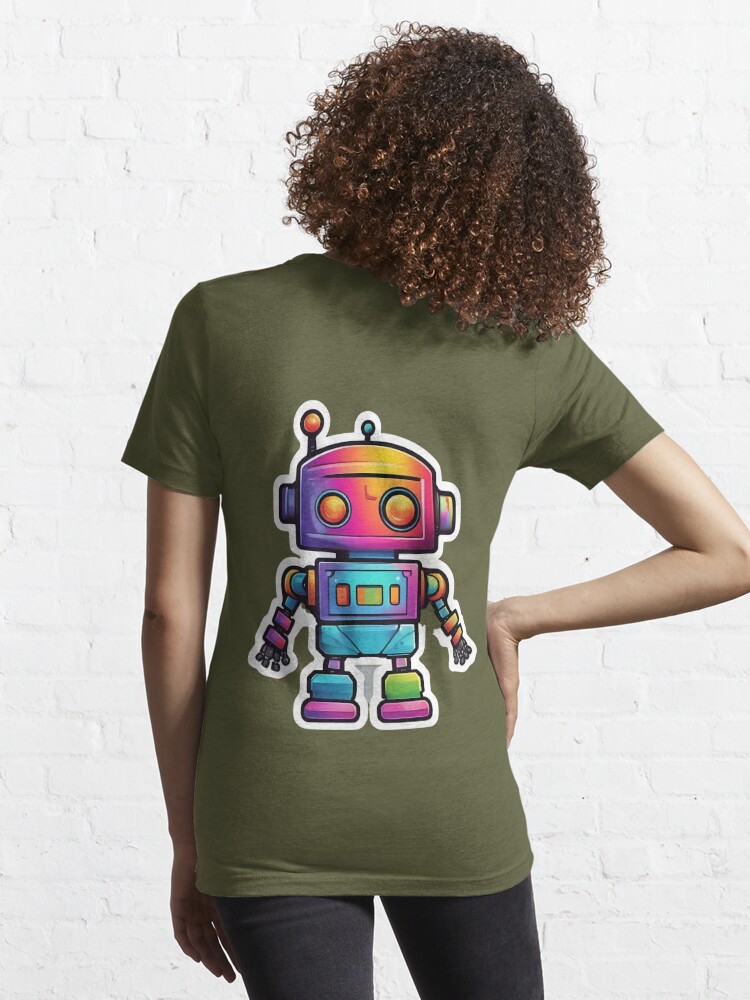 Colorful Robot Sticker Sticker for Sale by Ahmed Abdelghaffar