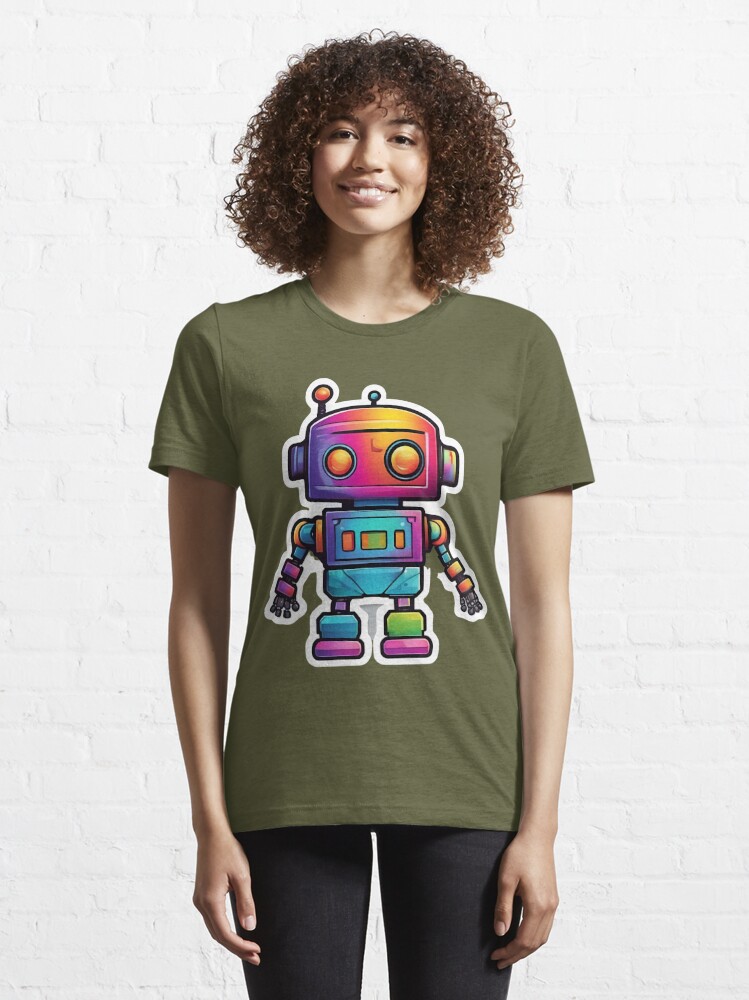 Colorful Robot Sticker Sticker for Sale by Ahmed Abdelghaffar