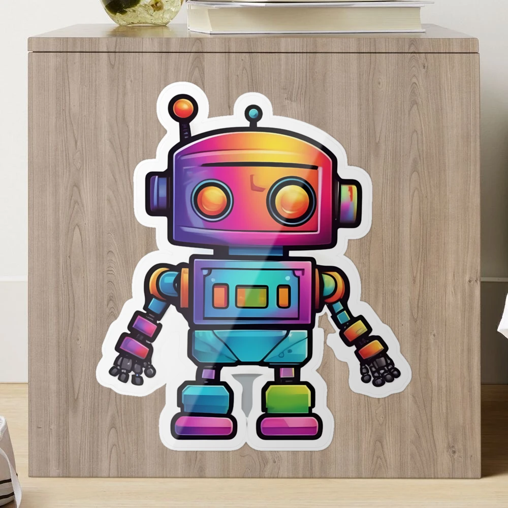 Robot stickers Stock Vector by ©mocoo2003 12092684