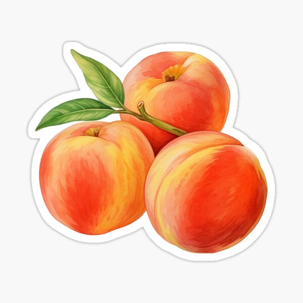 Georgia Peaches Sticker