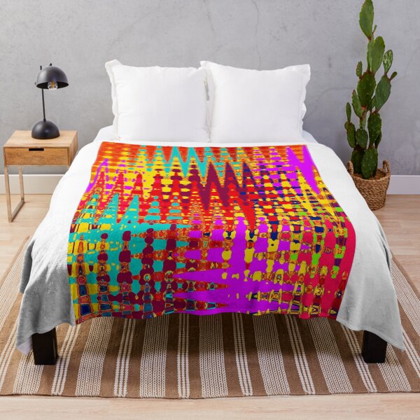 Item preview, Blue, purple, yellow, orange, red - texture designed and sold by Ivicaartist.