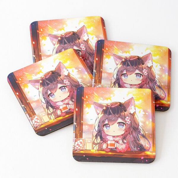 Item preview, Neko's Coffee Corner designed and sold by Chibi Cat Art Corner.