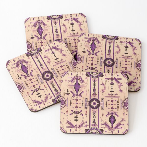 Item preview, Purple tribal abstract designed and sold by hargen.