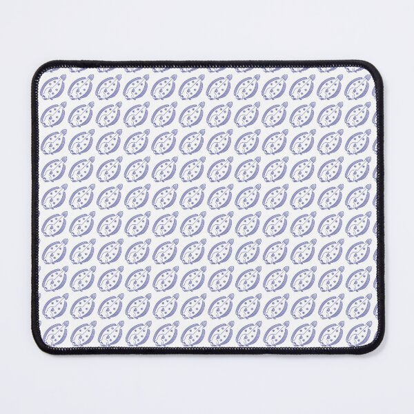 Item preview, Fun Flounder Fish in Very Peri Purple and White designed and sold by fruttidimare.