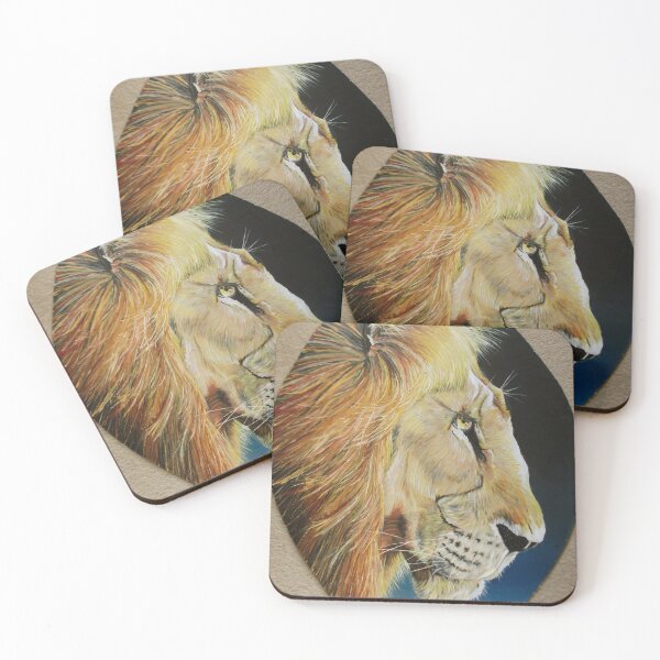 Item preview, Lion Profile designed and sold by redmaidenart.