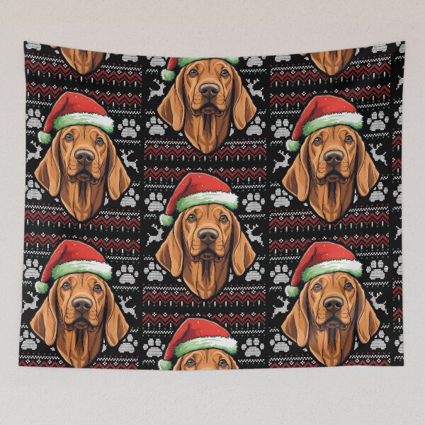 Item preview, Redbone Coonhound Ugly Sweater Christmas designed and sold by rafaeltto.