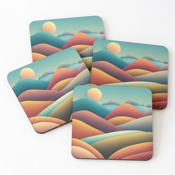 Item preview, Minimal landscape painting designed and sold by Lefteris Betsis.