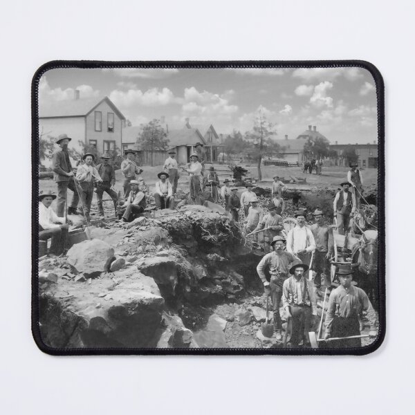 Item preview, Riverside Avenue Road Construction - Spokane c. 1887 designed and sold by Daniel Hagerman.