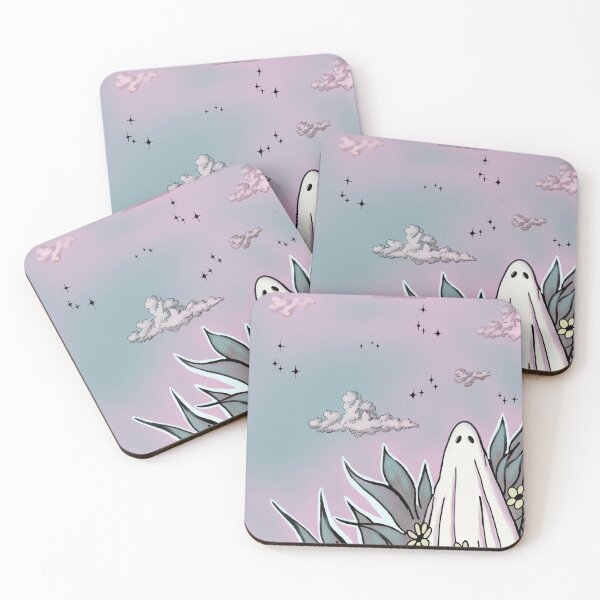 Item preview, cute ghost design designed and sold by AngelArtStudios.