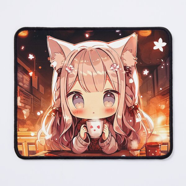 Item preview, Café Kitty: Neko Girl Vibes designed and sold by Chibi Cat Art Corner.