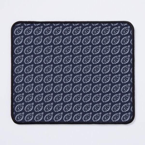Item preview, Fun Flounder Fish in Light Purple on Deepest Blue designed and sold by fruttidimare.
