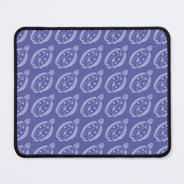 Item preview, Fun Flounder Fish in Light Purple on Very Peri Purple designed and sold by fruttidimare.