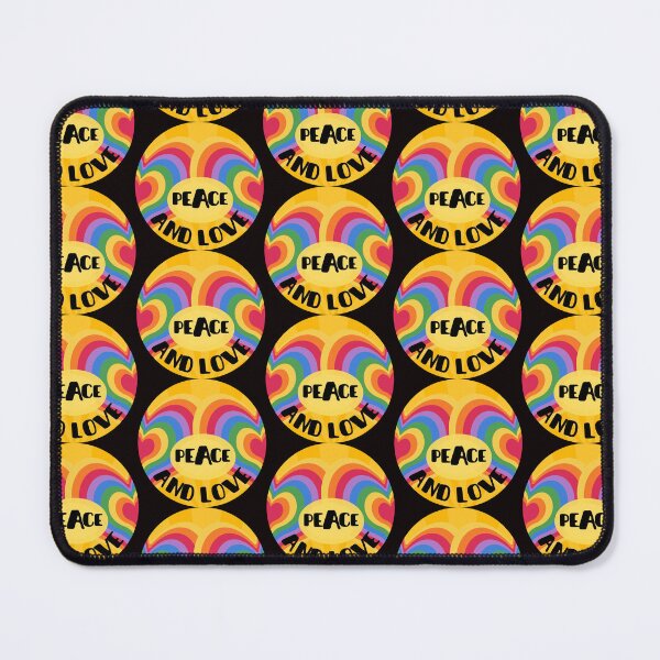 Item preview, Peace and Love Groovy Retro Art designed and sold by gleefulme.