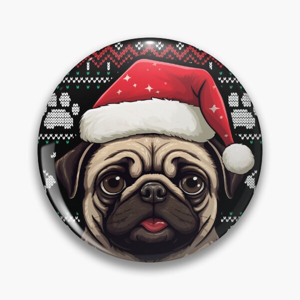 Artikelvorschau, Pug Ugly Sweater Christmas entworfen und verkauft von rafaeltto.