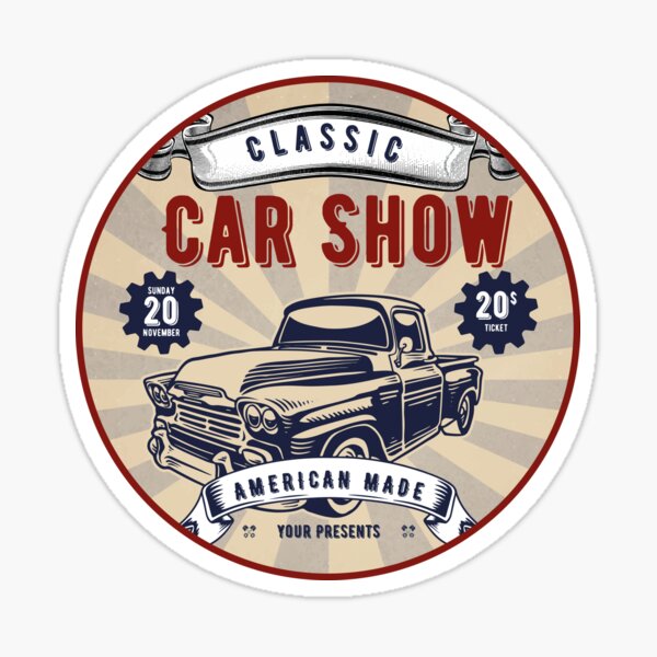 Classic Car Show Merch & Gifts for Sale
