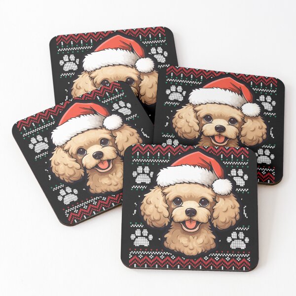 Item preview, Poodle Ugly Sweater Christmas designed and sold by rafaeltto.