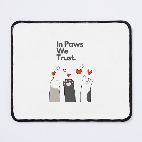 Aperçu de l'œuvre Nous faisons confiance à Paws | T-shirt | Pour les hommes Pour les femmes créée et vendue par DigiBay.