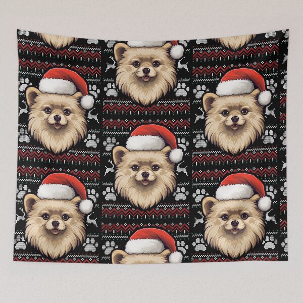 Artikelvorschau, Pomeranian Ugly Sweater Christmas entworfen und verkauft von rafaeltto.