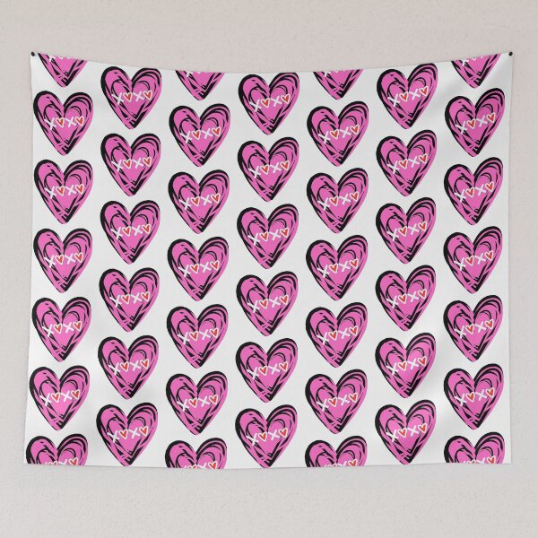 Artikelvorschau, XOXO Punk-Herz! Liebe dich! Schwarz, Rosa, Rot und Weiß entworfen und verkauft von AnimaliaStar.