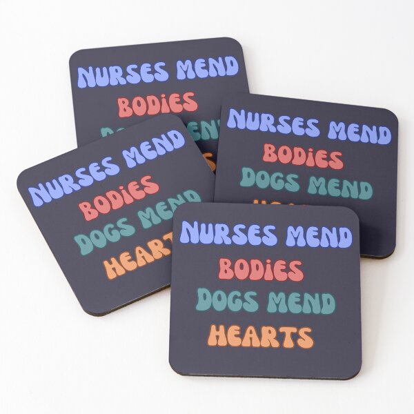 Item preview, Nurses Mend Bodies, Dogs Mend Hearts designed and sold by culasse06.