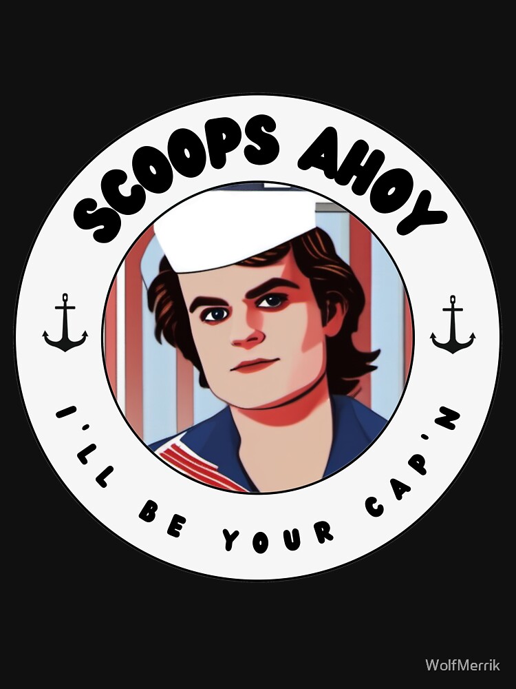 Scoops ahoy hat stranger things Essential T-Shirt for Sale by