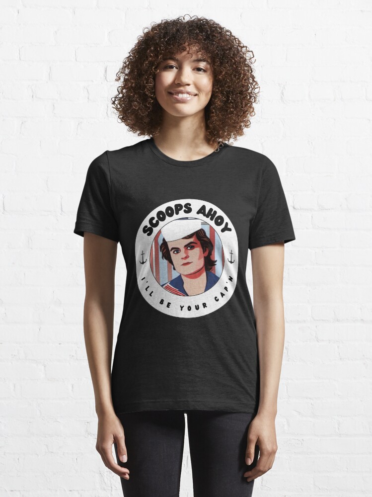 Scoops ahoy hat stranger things Essential T-Shirt for Sale by