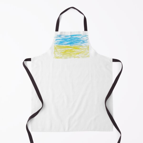 Item preview, Flag of Ukraine drawn by a child - Children's Drawing of the Ukrainian Flag designed and sold by Aide.