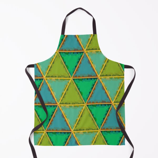 Item preview, Green triangles pattern designed and sold by Osting.