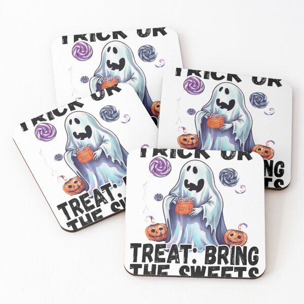 Item preview, Spooky Ghost with Candy Bag designed and sold by cutensmoll.