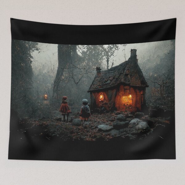 Item preview, Witch's House Hidden Far Off in the Forest designed and sold by Lucid Imagined.