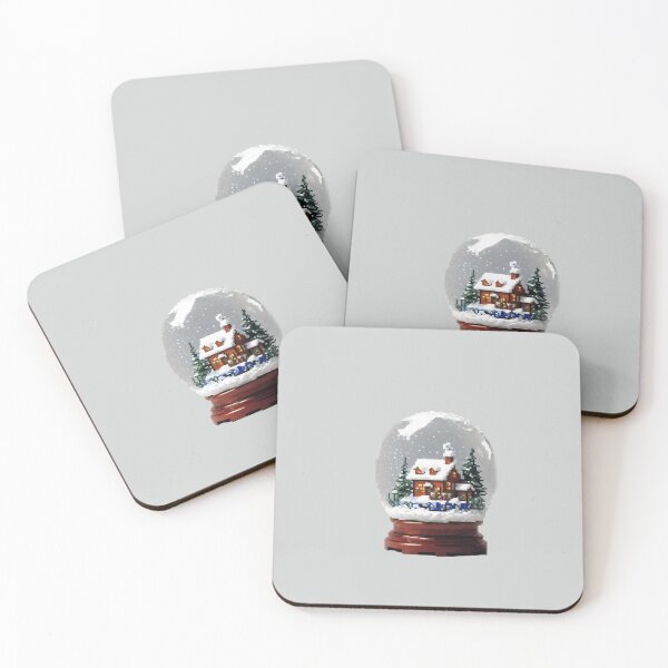 Item preview,  Pixel Snowglobe Design Print  designed and sold by randomtdesigns.
