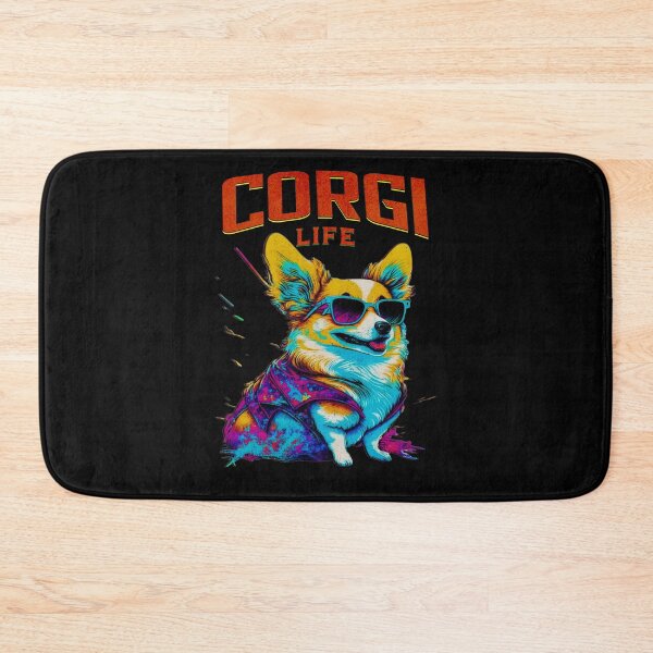 Item preview, Cute Corgi Life Colorful Dog Lover Corgis designed and sold by CarantinedChaos.
