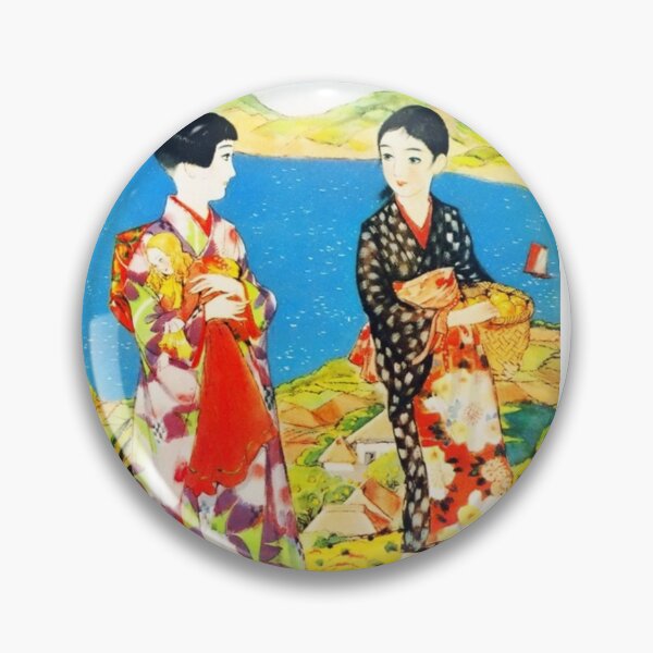 Item preview, Vintage Japanese Girl Art: 'this way and that way' - 1934 Retro Illustration by Sudo Shigeru designed and sold by JapaneseClub.