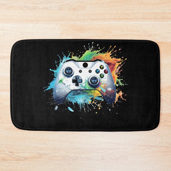Item preview, X Box Inspired Video Game Controller - Colourful Splash Art designed and sold by T1337.