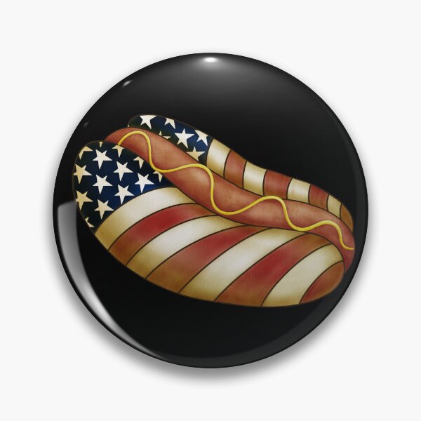 Item preview, Stars and Stripes Hotdog with Mustard designed and sold by TheUSAFantasy.