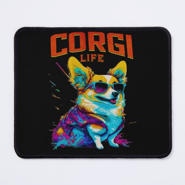 Item preview, Cute Corgi Life Colorful Dog Lover Corgis designed and sold by CarantinedChaos.