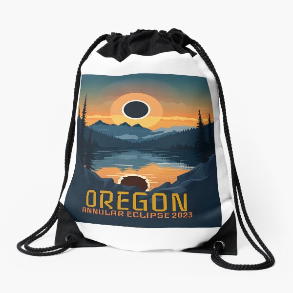 Item preview, Oregon Annular Solar Eclipse 2023 designed and sold by Spurodesigns.