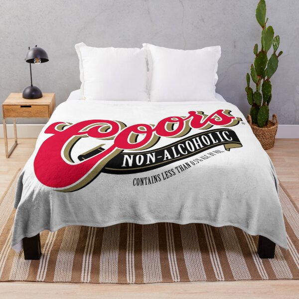 Coors Light Quilt Blanket Funny Gift For Beer Lover