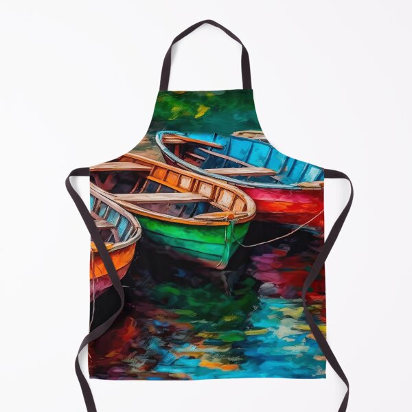 Item preview, Painted Canoes designed and sold by Sasha Art Gallery.