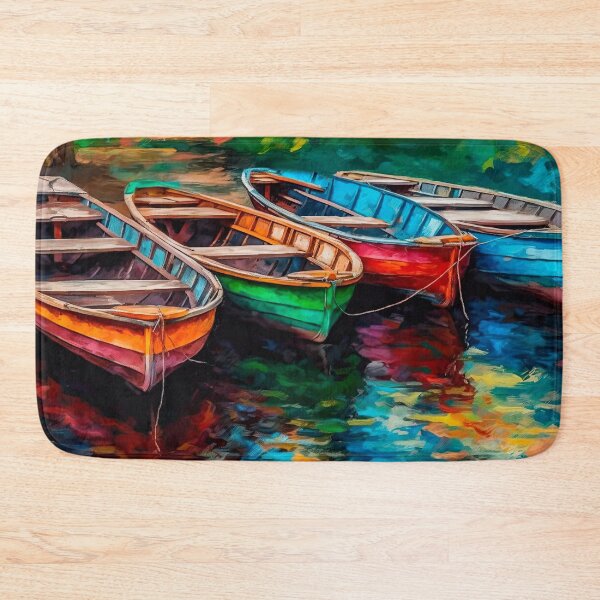 Item preview, Painted Canoes designed and sold by Sasha Art Gallery.