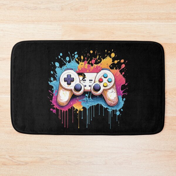 Item preview, Retro Video Game Controller - Colourful Splash Art designed and sold by T1337.