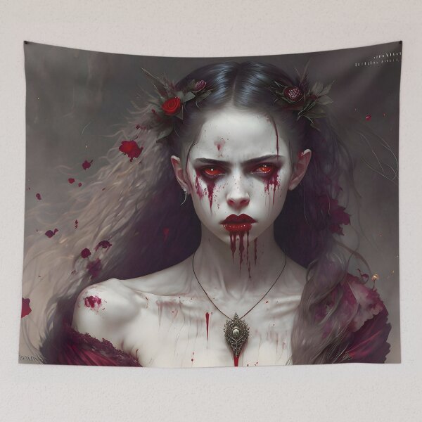 Item preview, Vampire Rose First Kill designed and sold by @adorcharm Modern & Classic AI Art.