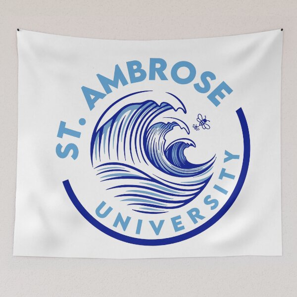 Item preview, Saint Ambrose University Waves designed and sold by erinvanderbleek.