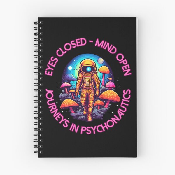 Item preview, Eyes Closed - Mind Open, Journeys in Psychonautics- Pink Text designed and sold by LMBoutique.