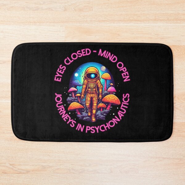 Item preview, Eyes Closed - Mind Open, Journeys in Psychonautics- Pink Text designed and sold by LMBoutique.