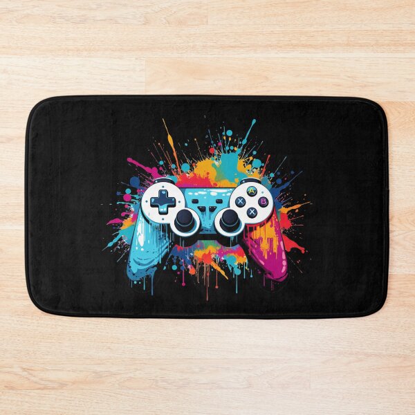 Item preview, Retro Video Game Controller 2 - Colourful Splash Art designed and sold by T1337.
